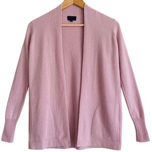 J. CREW Collection 100% Italian Cashmere Preppy Open Front Sweater Cardigan XXXS